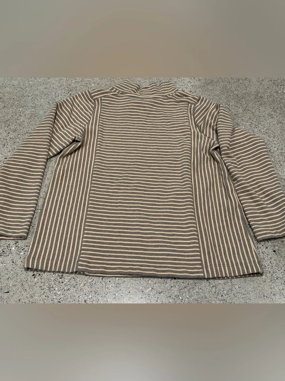 J. Jill Seamed Mock Neck Long-Sleeve Knit Top large